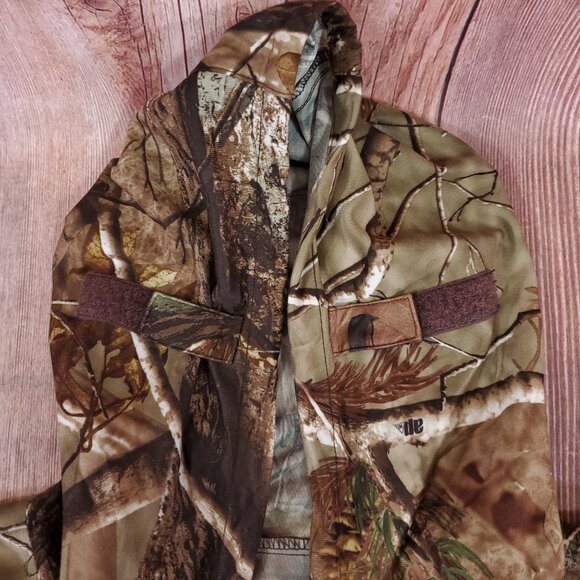 Gamehide Jacket Mens 3X Camouflage Realtree Edge Insect Shield EliminTick Hooded - Picture 6 of 16